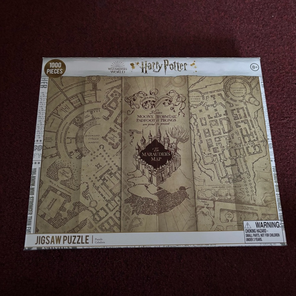 Harry Potter Marauder's Map Jigsaw Puzzle - 1000 Pieces